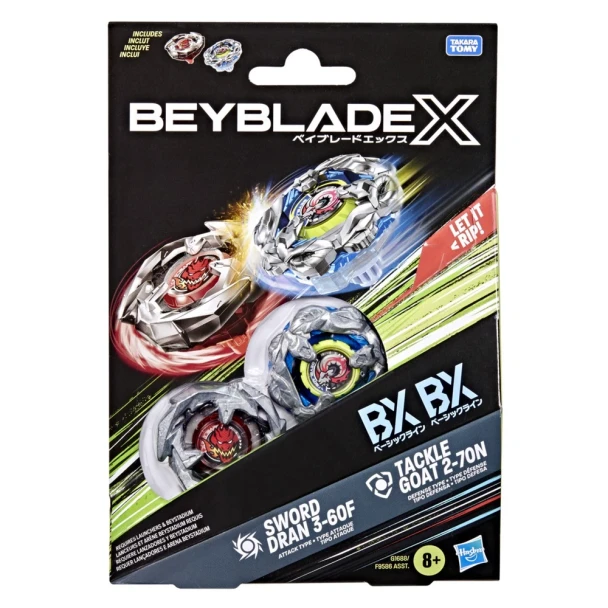 Beyblade X - Sword Dran & Tackle Goat Dual Pack
