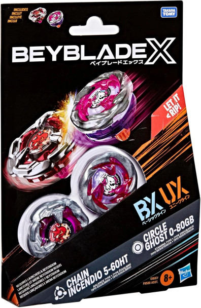 Beyblade X - Chain Incendio & Circle Ghost Dual Pack