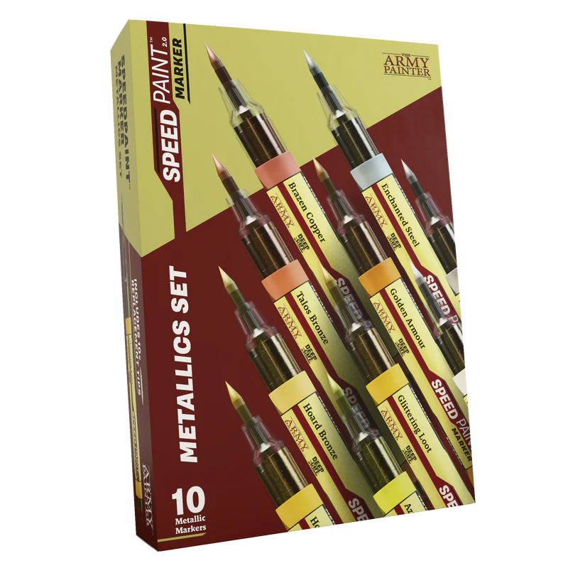 The Army Painter: Speedpaint Metallics Brush Set