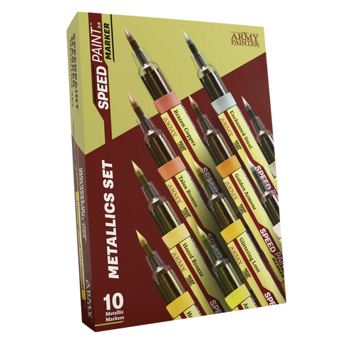 The Army Painter: Speedpaint Metallics Brush Set