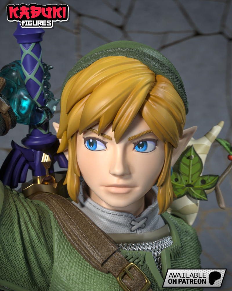 Link Bust – Zelda TOTK – Resin Bust