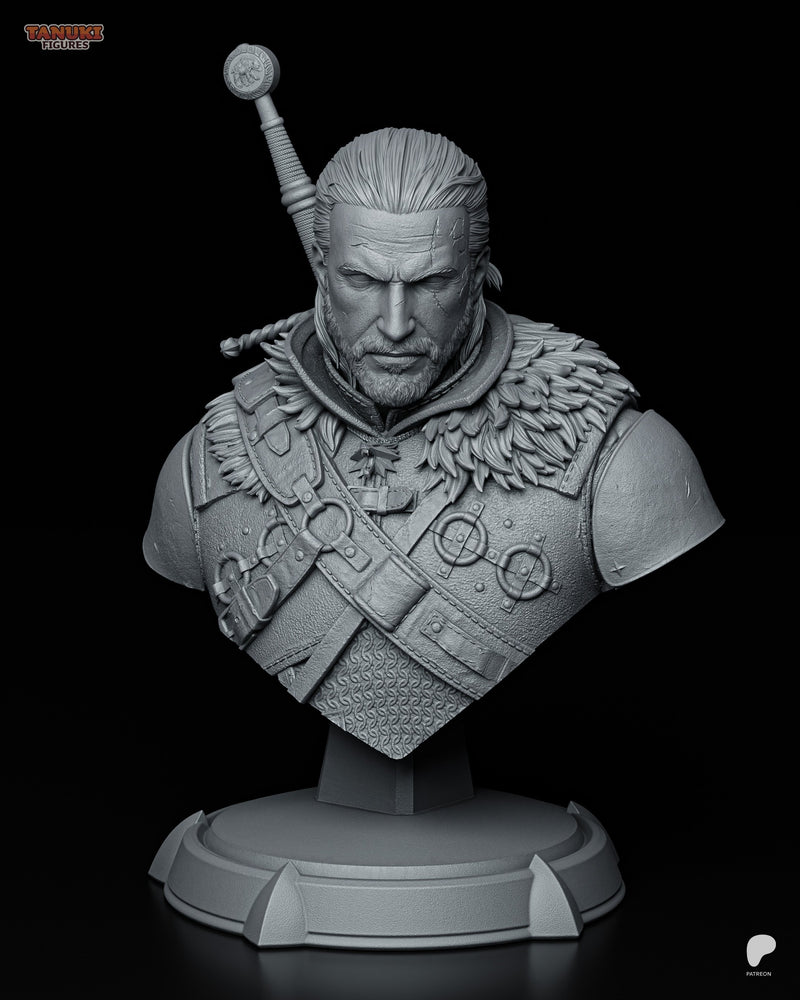 Geralt – The Witcher 3 – Resin Bust