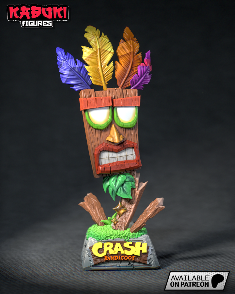 Aku Aku – Crash Bandicoot – Resin Statue
