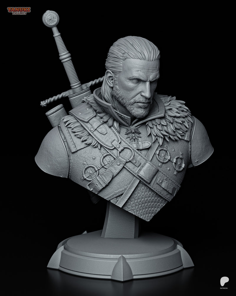 Geralt – The Witcher 3 – Resin Bust