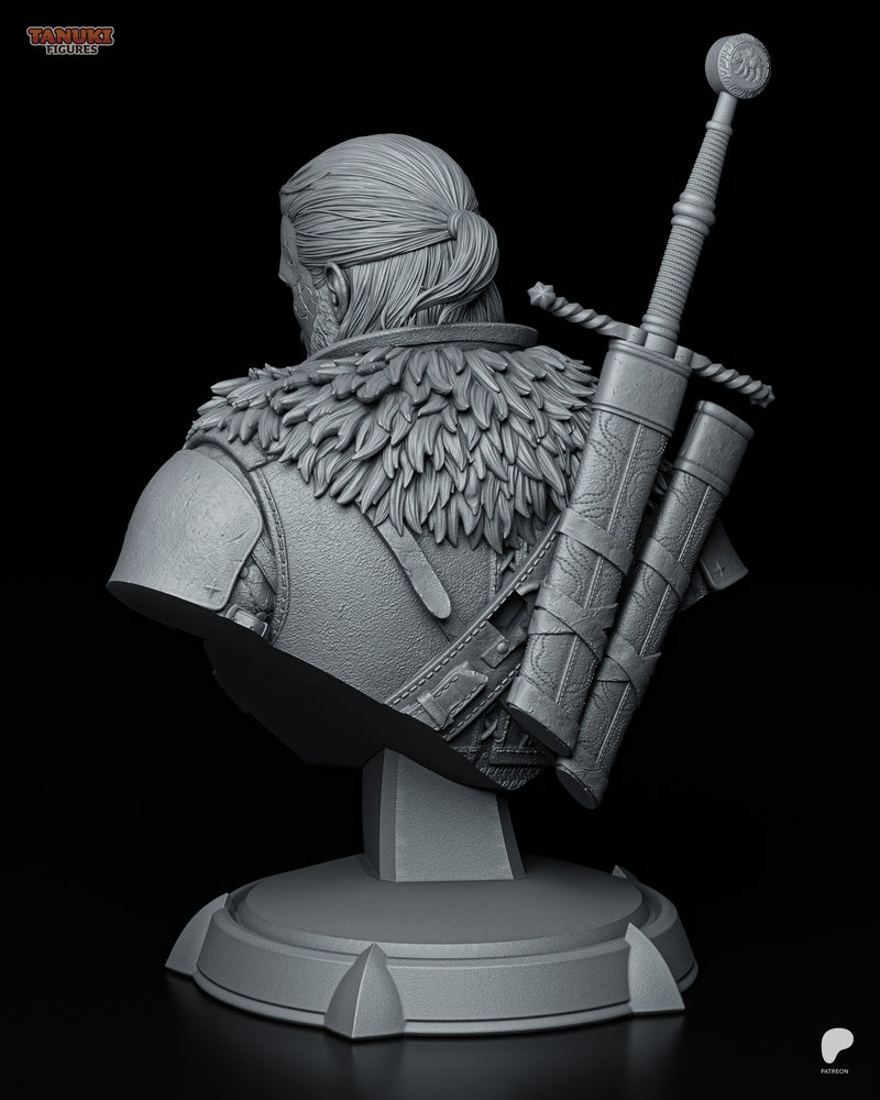 Geralt – The Witcher 3 – Resin Bust