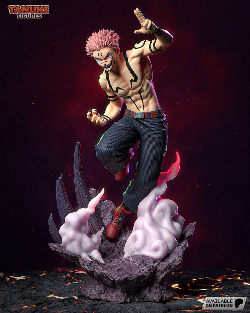 Itadori/Sukuna – Jujutsu – Resin Statue