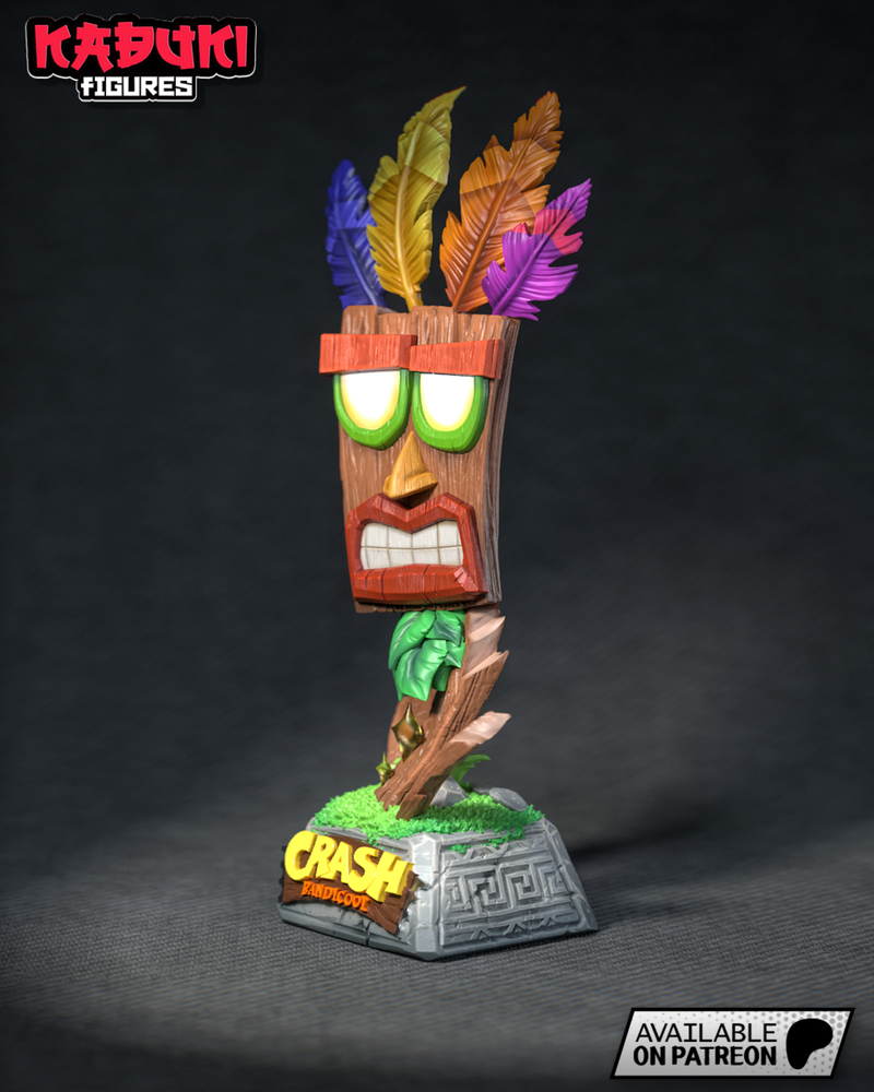 Aku Aku – Crash Bandicoot – Resin Statue