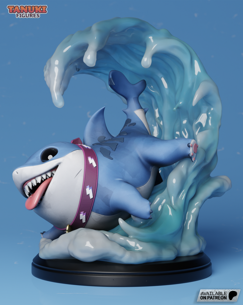 Jeff Shark – Resin Statue