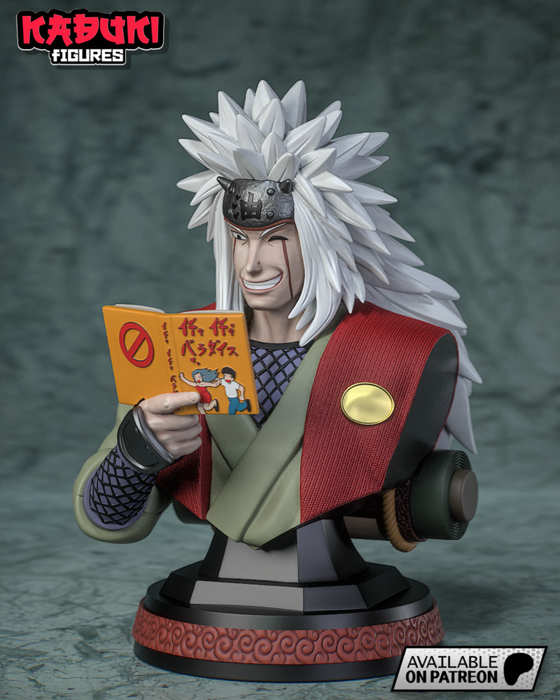 Bust Jiraiya – Naruto – Resin Bust