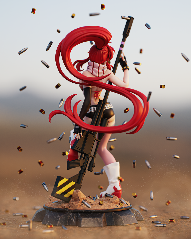 Yoko Littner Resin Statue - view 4