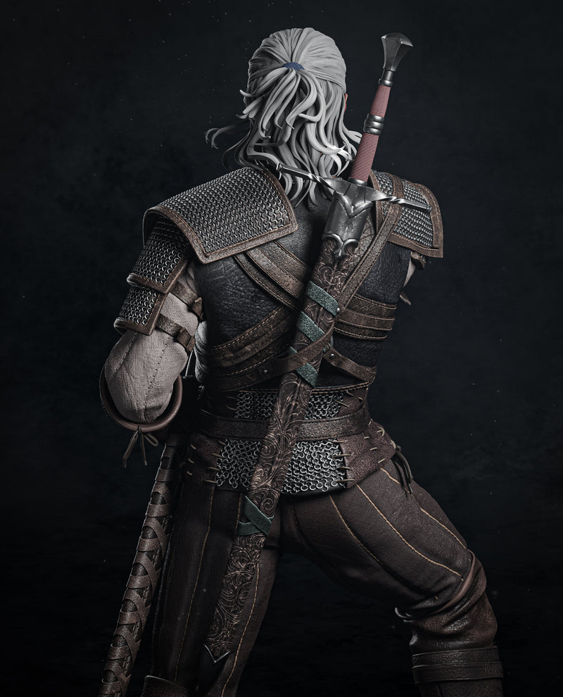 Geralt Resin Statue - view 5