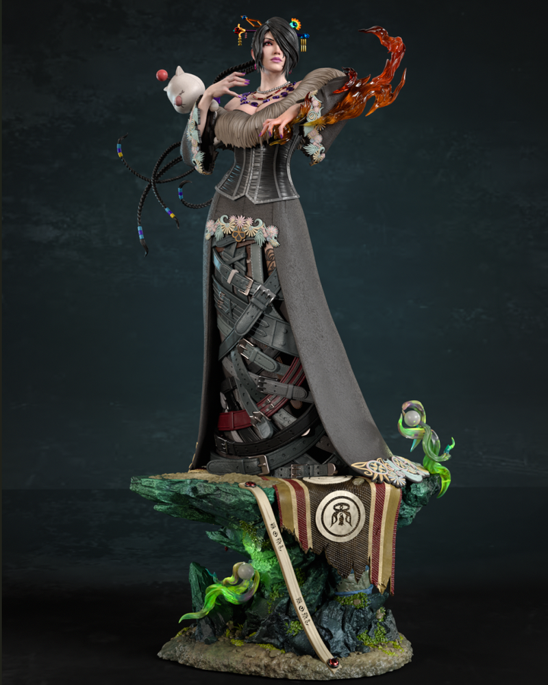 Lulu Resin Statue - view 4