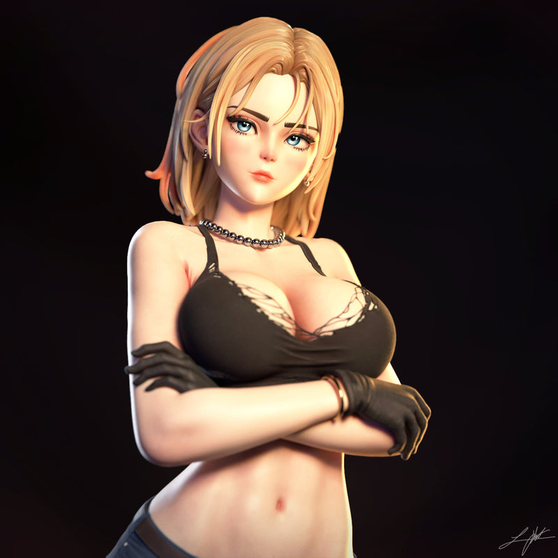 Android 18 Resin Statue - view 7