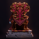 Queen of Hearts Resin Statue - view 6