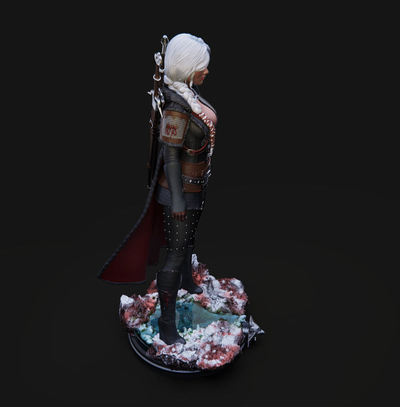 Ciri Resin Statue - view 5