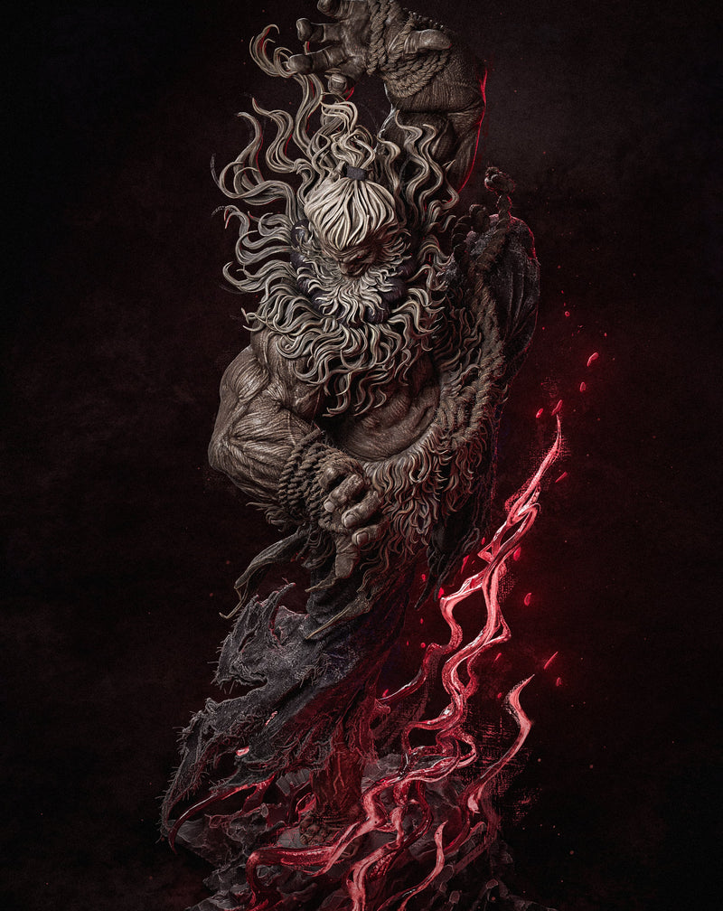 Akuma Resin Statue - view 7
