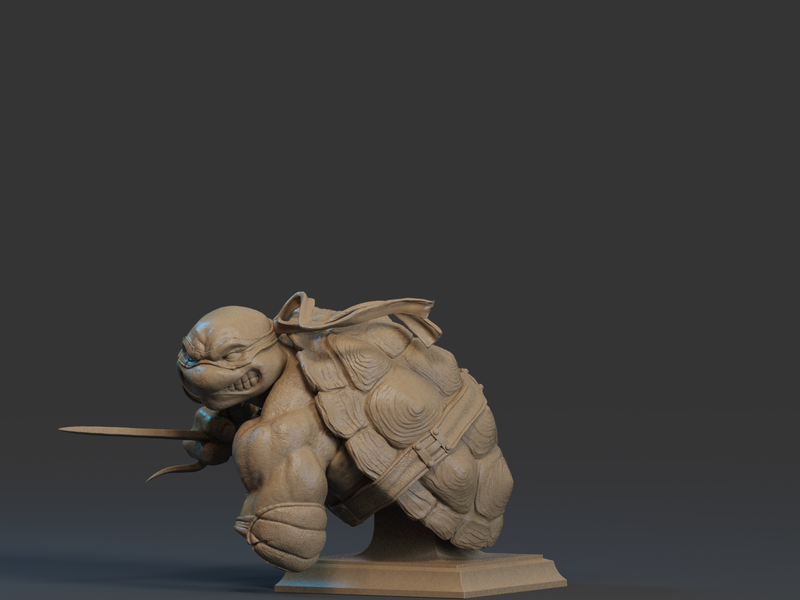Raphael Resin Bust - view 1
