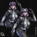 Motoko Resin Statue - view 1