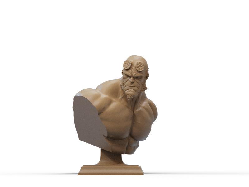 Hellboy Resin Bust - view 2