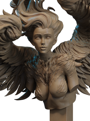 Sphinx Resin Bust - view 1