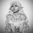 Elf Princess Resin Statue - view 6
