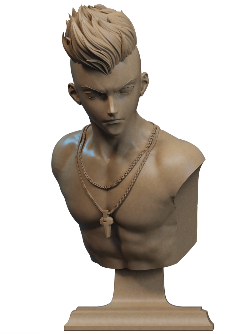 David Martinez Resin Bust - view 2