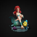 Mermaid Resin Statue - view 2