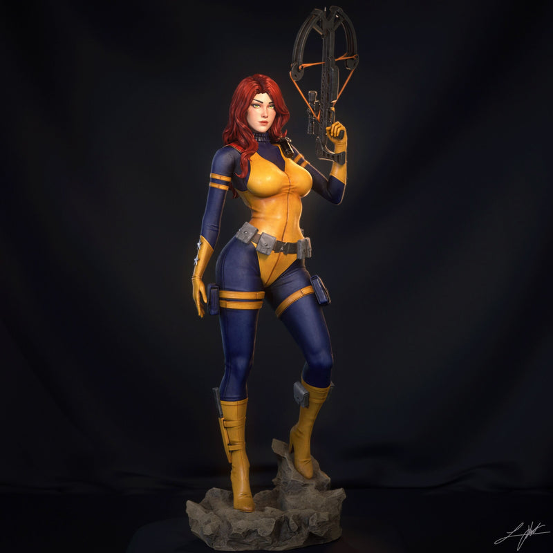 Scarlett Resin Statue - view 1