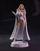Emma Frost Resin Statue - view 2