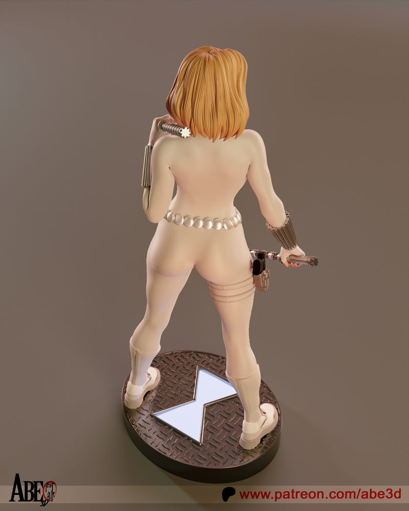 White Widow Resin Statue - view 6