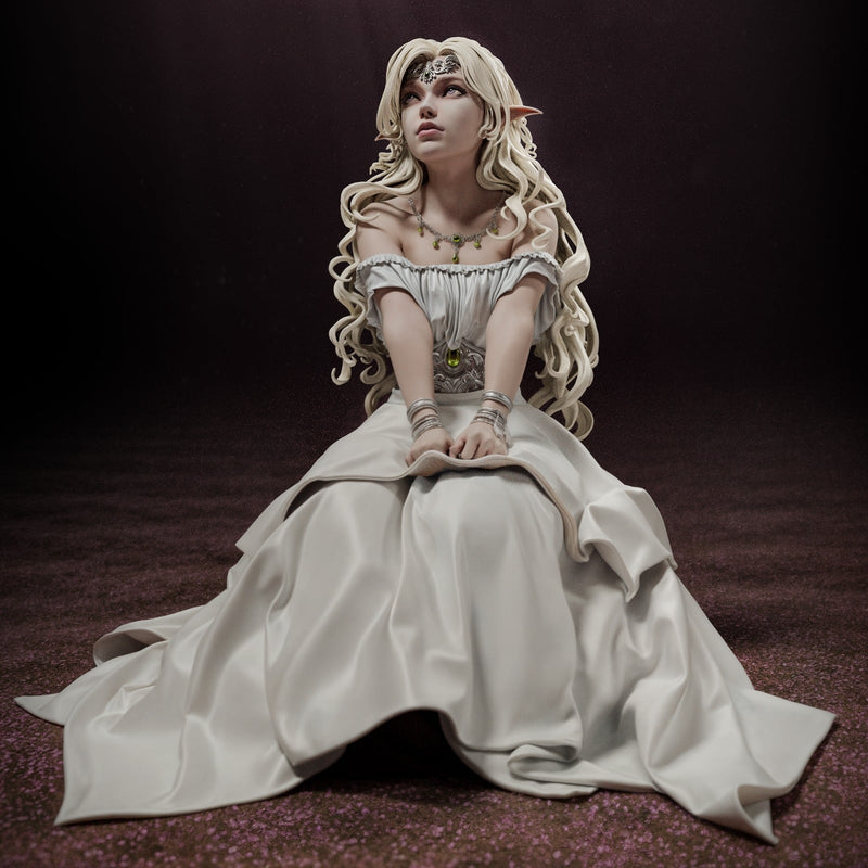 Elf Princess Resin Statue - view 2