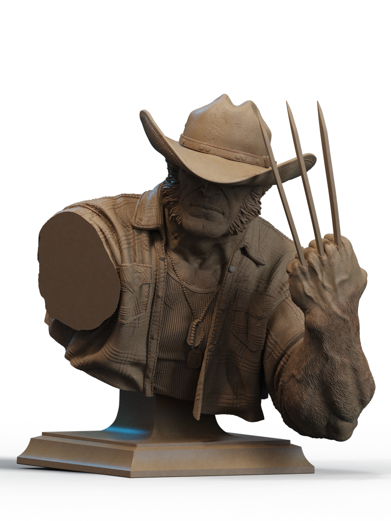 Logan Resin Bust - Design 1 - view 3