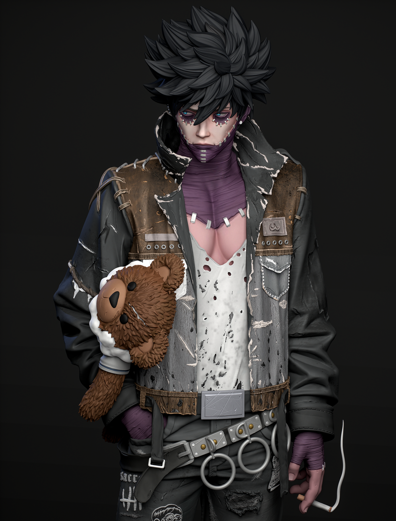 Dabi Resin Statue - view 3
