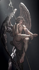 Fallen Angel Resin Statue - view 2