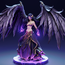 Morgana Resin Statue - view 3