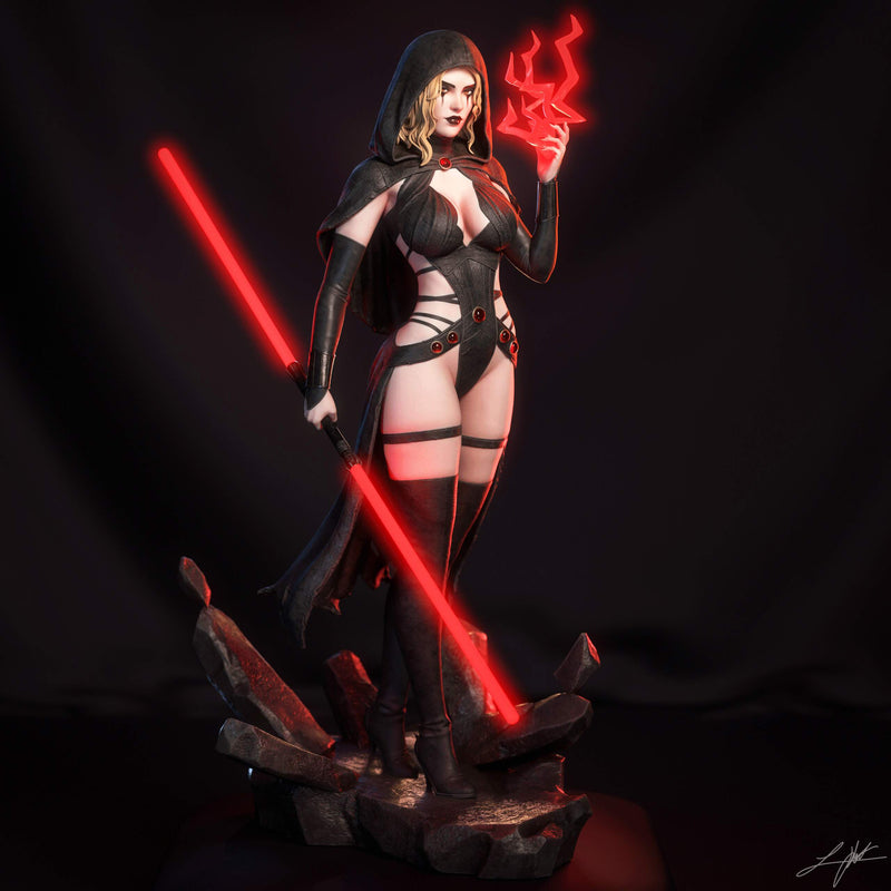 Darth Zannah Resin Statue - view 1