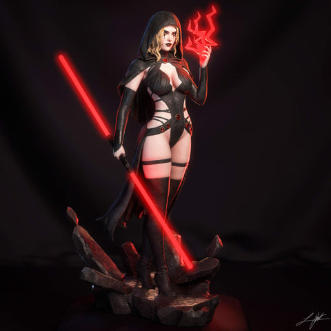 Darth Zannah Resin Statue - view 1