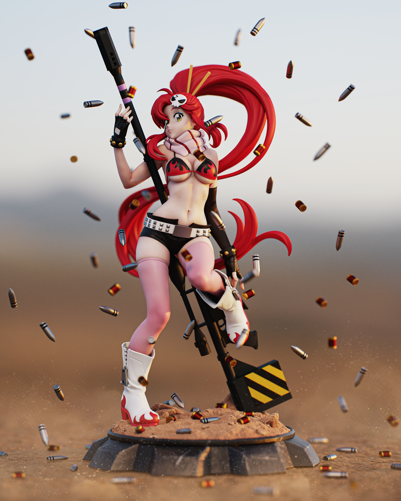 Yoko Littner Resin Statue - view 2