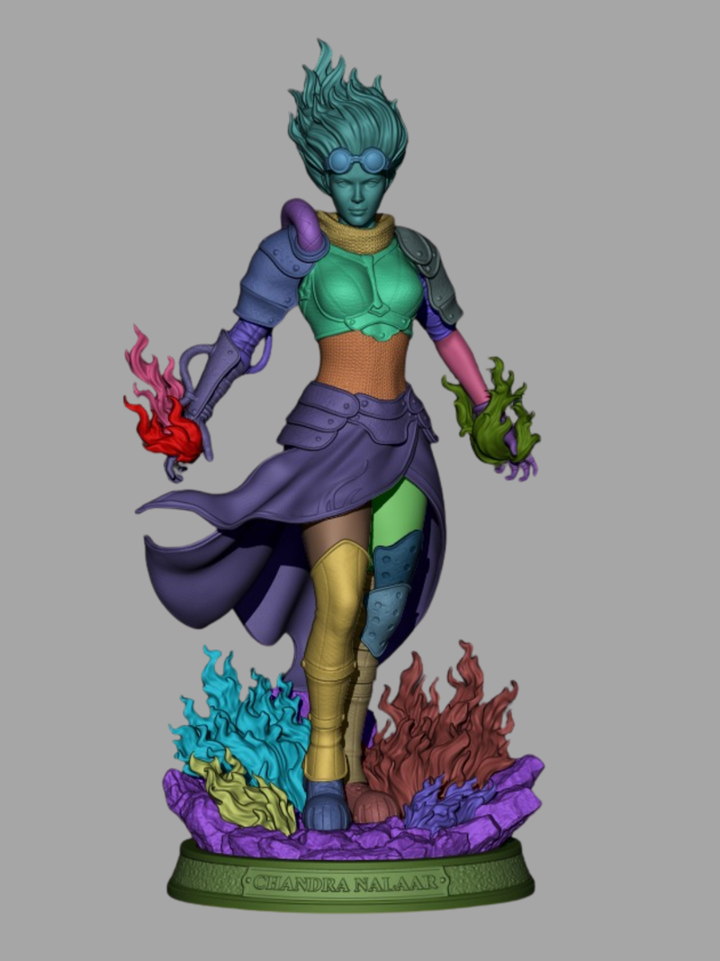 Chandra Resin Statue - view 7