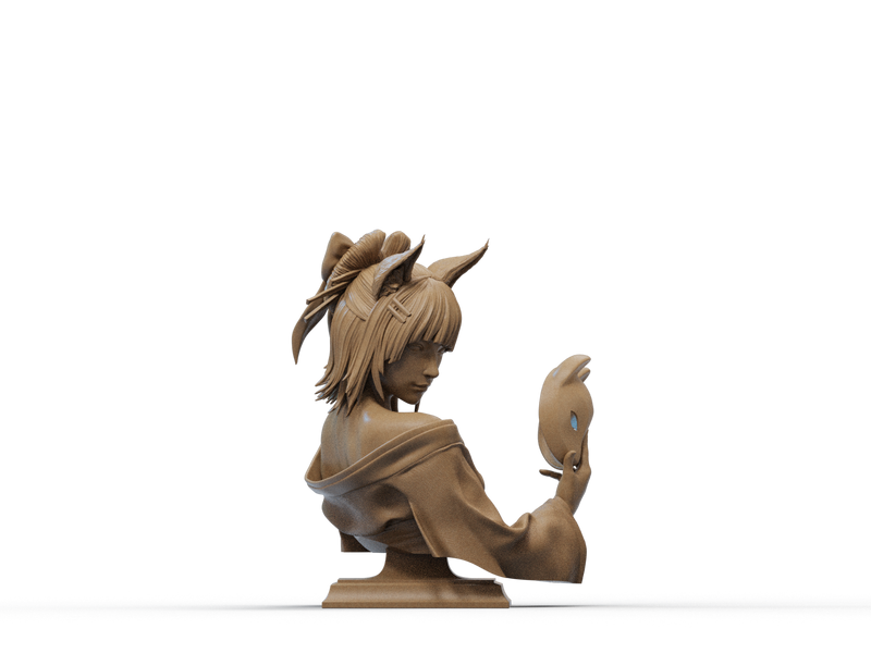 Amaterasu Resin Bust - view 3