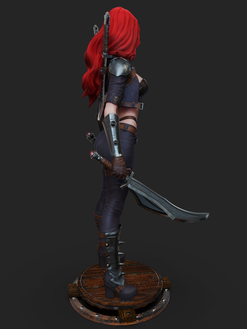 Katarina Resin Statue - view 4