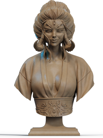 Queen Spider Resin Bust - view 1