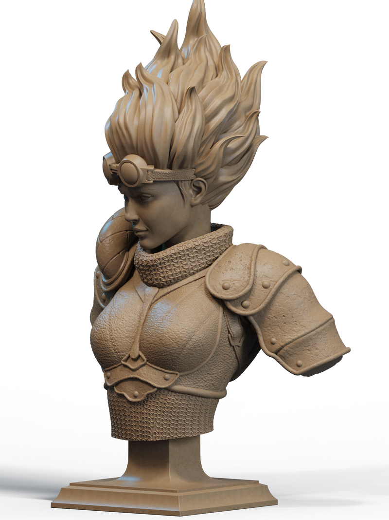 Chandra Resin Bust - view 2