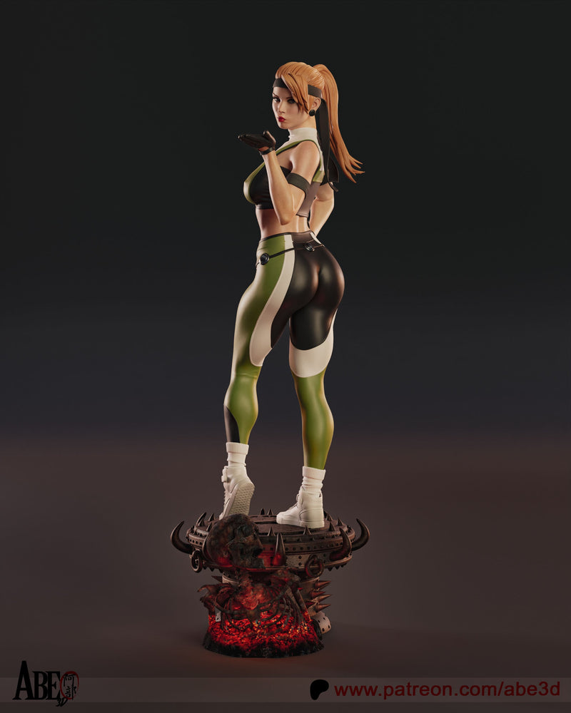 Sonya Blade Resin Statue - view 1