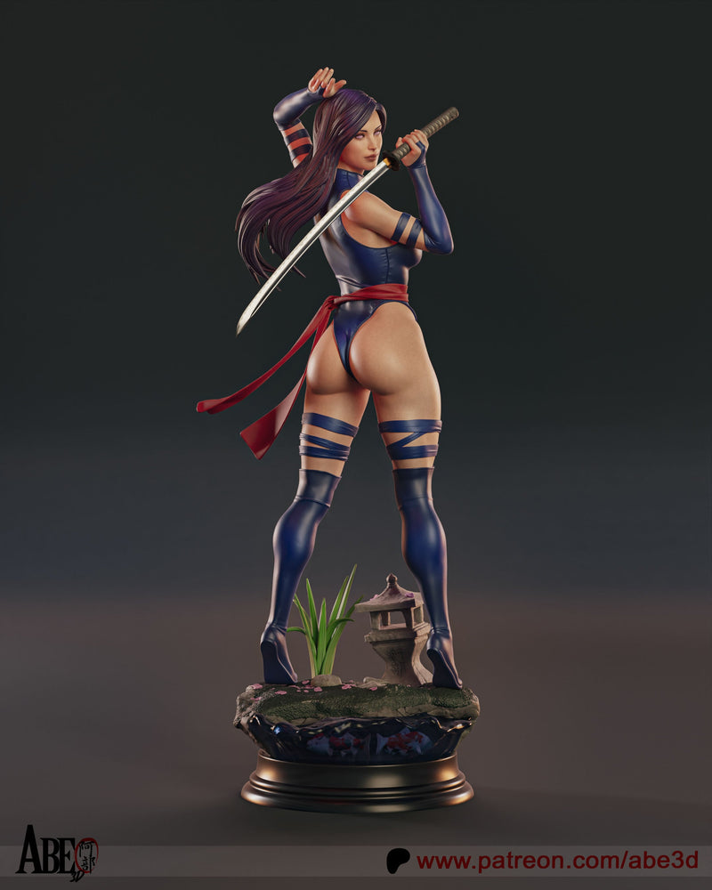 Psylocke V2 Resin Statue - view 1