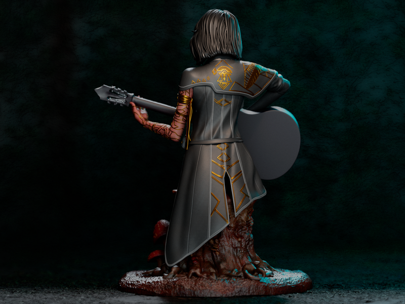 Lune Resin Statue - view 4