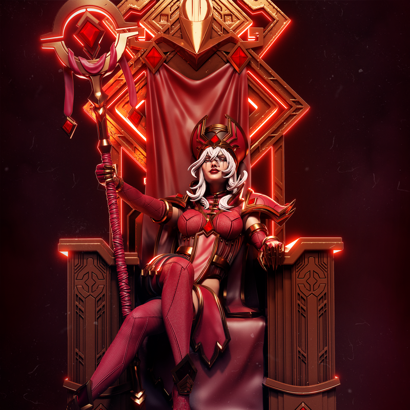 Sally Whitemane Resin Statue - view 2