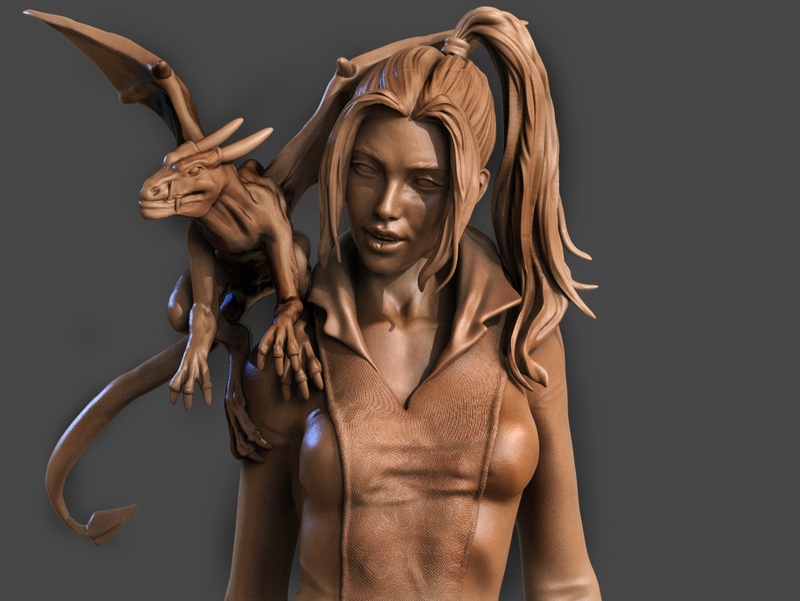 Kitty Pride Resin Statue - view 5