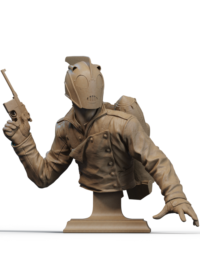Rocketeer Resin Bust - view 1