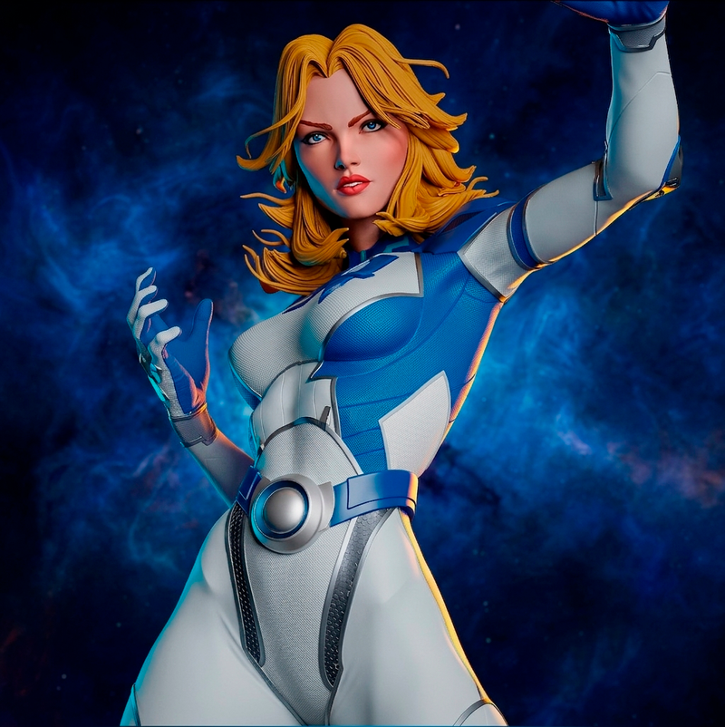 Invisible Woman Resin Statue - Design 1 - view 3